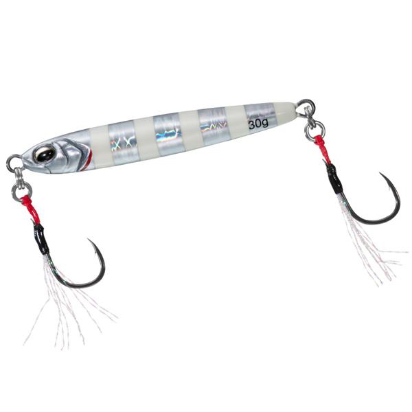 ダイワ サムライジグR スローフォール 40g #ゼブラグロー【メール便OK】