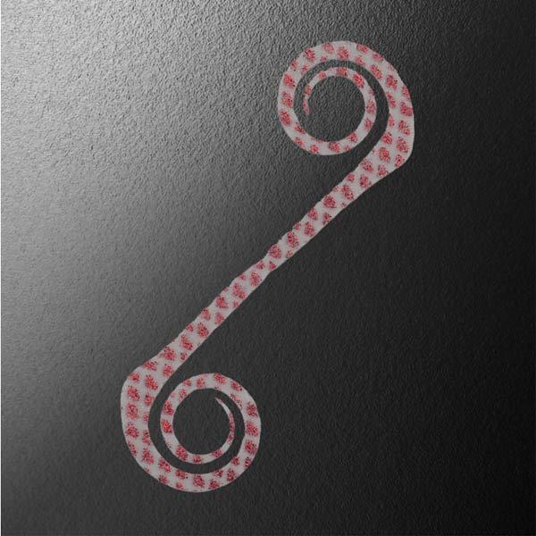 松岡スペシャル アルファ 80mm 3枚入 #グローレッドラメ【メール便OK】