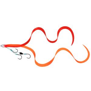 ダイワ 紅牙替えユニット β SS やり過ぎカーリー3本針 入数1 #紅牙オレンジ＋レッドラメ【メール便OK】