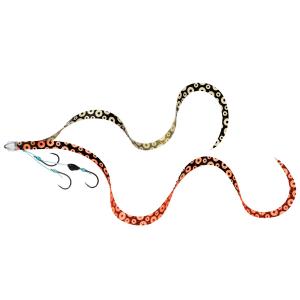 ダイワ 紅牙替えユニット β SS やり過ぎカーリー3本針 入数1 #蛸足ケイムラオレンジ＋グローラメ【メール便OK】