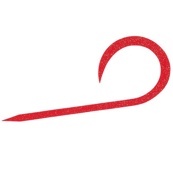 ダイワ 紅牙 シリコンネクタイシングルカーリー R 入数3 #レッドラメ【メール便OK】