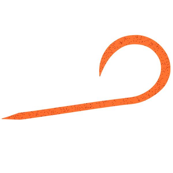 ダイワ 紅牙 シリコンネクタイシングルカーリー R 入数3 #中井オレンジ【メール便OK】