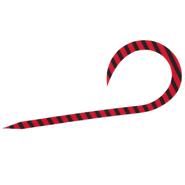 ダイワ 紅牙 シリコンネクタイシングルカーリー R 入数3 #レッドゼブラ【メール便OK】