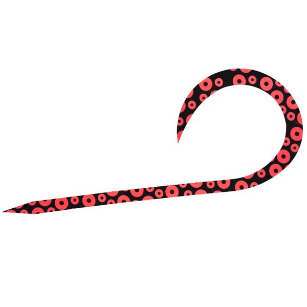 ダイワ 紅牙 シリコンネクタイシングルカーリー R 入数3 #蛸足紅牙オレンジ【メール便OK】