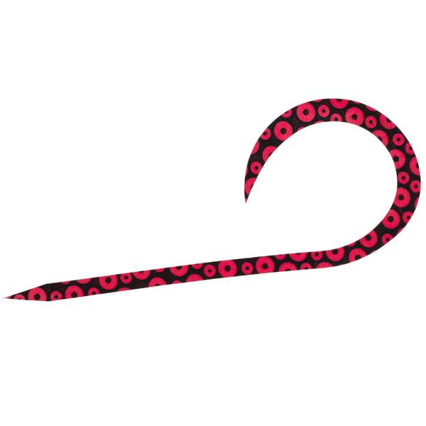 ダイワ 紅牙 シリコンネクタイシングルカーリー R 入数3 #蛸足紅牙レッド【メール便OK】