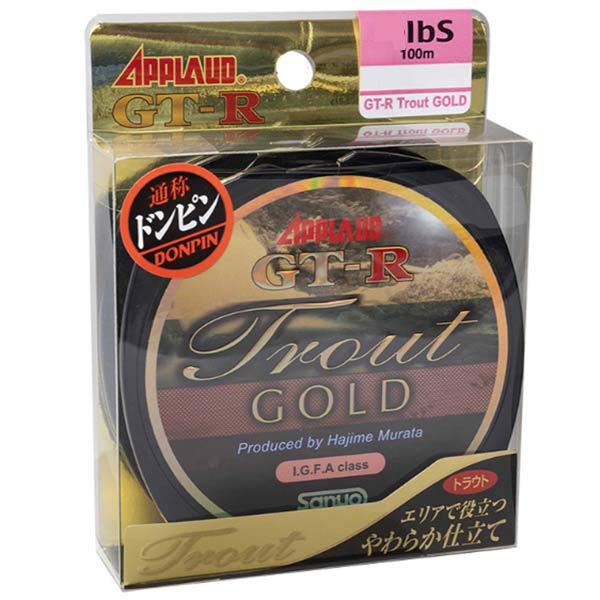 サンヨーナイロン GT-R トラウトゴールド 2lb 100m #ゴールド【メール便OK】