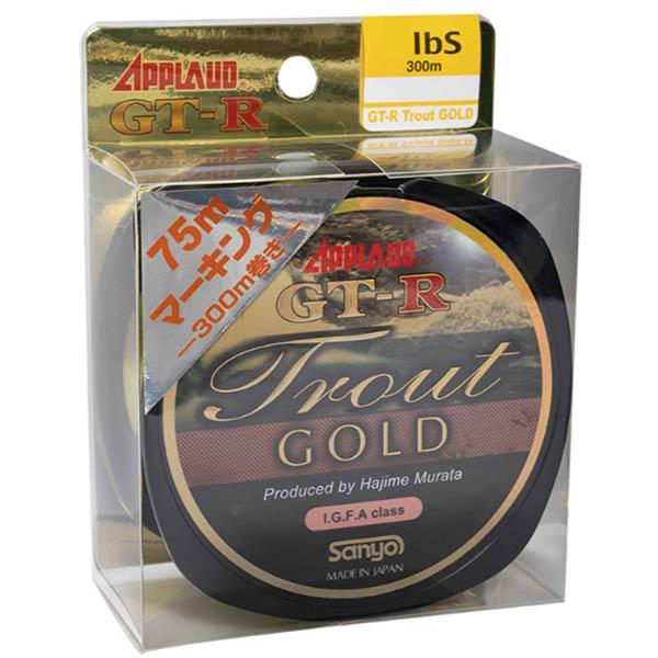 サンヨーナイロン GT-R トラウトゴールド 5lbs 300m巻き #ゴールド【メール便NG】
