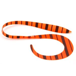 ライズジャパン なみだまネクタイ 太短カーリー 入数3 #NF12 オレンジブラックゼブラ【メール便OK】