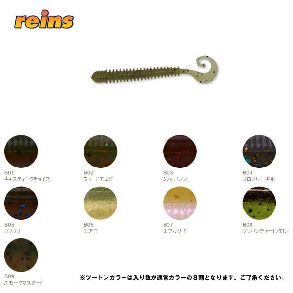 レインズ Gテールサターン 2.5インチ ツートンカラー reins 【メール便OK】