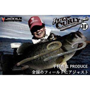 ジャッカル フリックカーリー 3.8インチ JACKALL Flick Curly 【メール便OK】