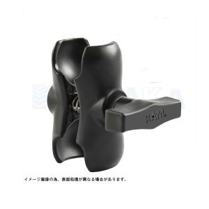 キサカ 1.5インチボール RAMダブルソケット ショートアーム RAM-201U-B 品番 602018