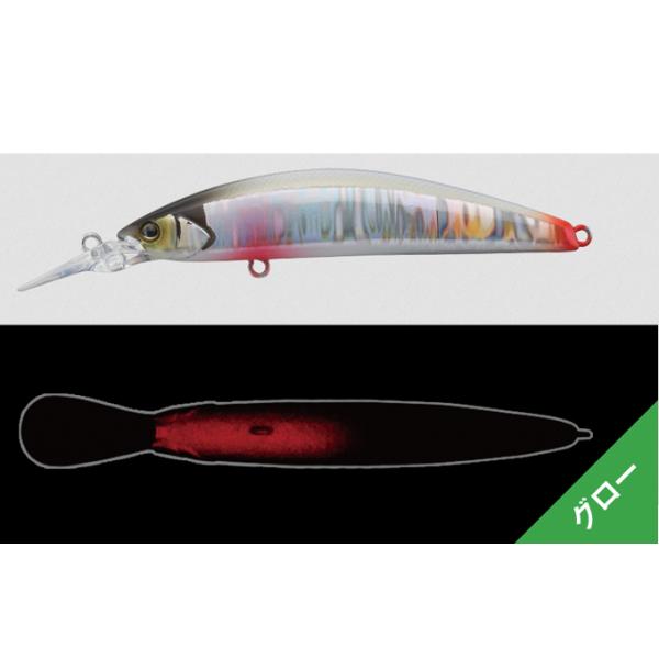 ティモン トリコロールGT 72SR-F #越中浮水ホワイトバック 【メール便OK】