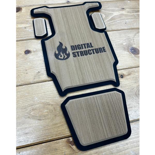 デジタルストラクチャー DSペダルデッキSeaDek ローランス ゴースト用 #モカ/ブラック 【メ...