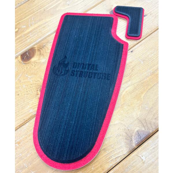 デジタルストラクチャー DSペダルデッキSeaDek モーターガイドX3・X5用 #ブラック/ルビー...