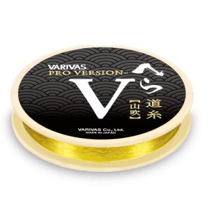 VARIVAS プロバージョン-Vへら道糸［山吹］50m巻き 0.6号 【メール便OK】【お取り寄せ対応商品】｜proshopks