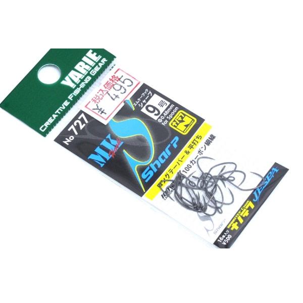 ヤリエ フック エムケーフックシャープ #9 入り数16本【メール便OK】