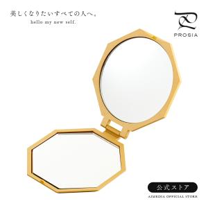 手鏡 黒【雅 かがみ・桜】手描き 会津若松伝統工芸品（25-27-5）ミラー