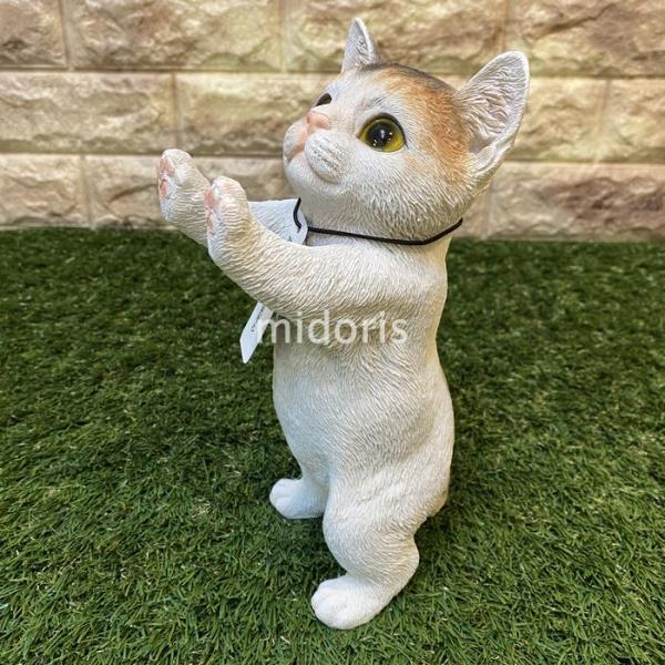 ベニーズキャット 窓の外を眺めてます（ミケ 子）猫 かわいい置物 おしゃれなアニマルオブジェ インテ...