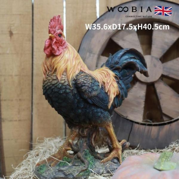 置物 特大ニワトリ 鶏 鳥 高さ40.5cm 動物 おしゃれ 大きい 玄関インテリア 庭 ガーデン ...