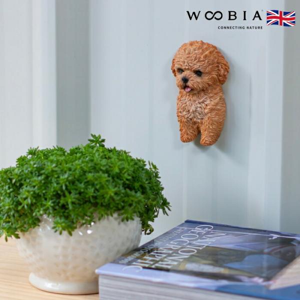 かわいい犬のオブジェ プードルのマグネット イヌ おしゃれ 玄関 インテリア 卓上 woobia ウ...