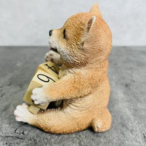 かわいい 犬 置物 柴犬の卓上日付カレンダー ...の詳細画像4