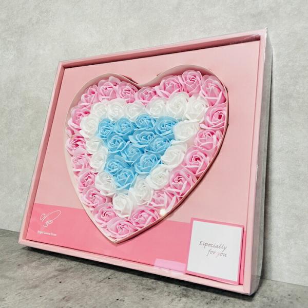 お花の形の石けん ルアナハンドソープ46輪メッセージカード付き プレゼントギフト 可愛い贈り物 記念...