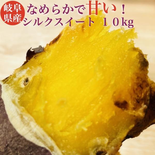 さつまいも なめらかで甘いシルクスイート 10kg 岐阜県産 業務用 農家直送 産地直送 サツマイモ...