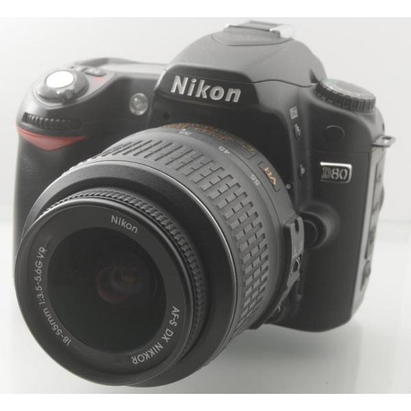 一眼レフカメラ 初心者 Nikon D80 AF-S DX NIKKOR 18-55mm f 3.5...