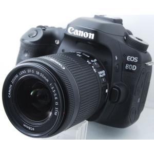 一眼レフカメラ 初心者 一眼レフ 中古 Canon EOS 80D レンズキット 整備 センサークリーニング【中古】｜prospers