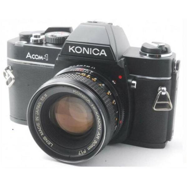 KONICA コニカ ACOM-1＋HEXANON AR 52mm F1.8 付き フィルムカメラ【...