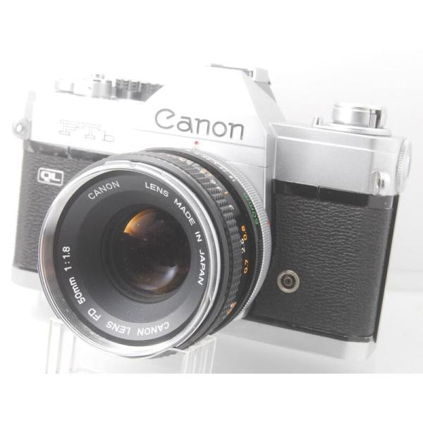 一眼レフカメラ 初心者 中古 一眼レフcanon キヤノン FTb QL FD50mm F1.8【中...