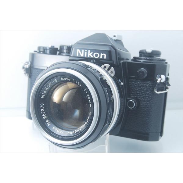 一眼レフカメラ ニコン Nikon FE ブラック フィムルカメラ レンズセット NIKKOR-S ...