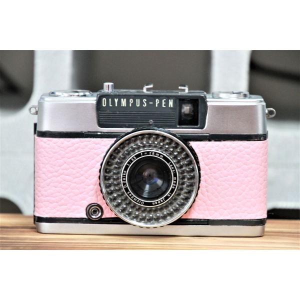 フィルムカメラ 中古 カメラ Olympus pen Olympus Pen EE-2 パステルピン...