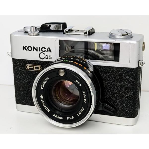 フィルムカメラ 中古 コンパクトカメラ KONICA C35 FD 38mm F1.8 オーバーホー...
