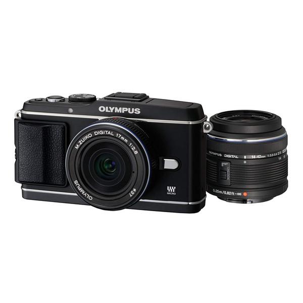 一眼レフカメラ 初心者 中古 ミラーレス一眼 Olympus PEN E-P3 ツインレンズキット ...