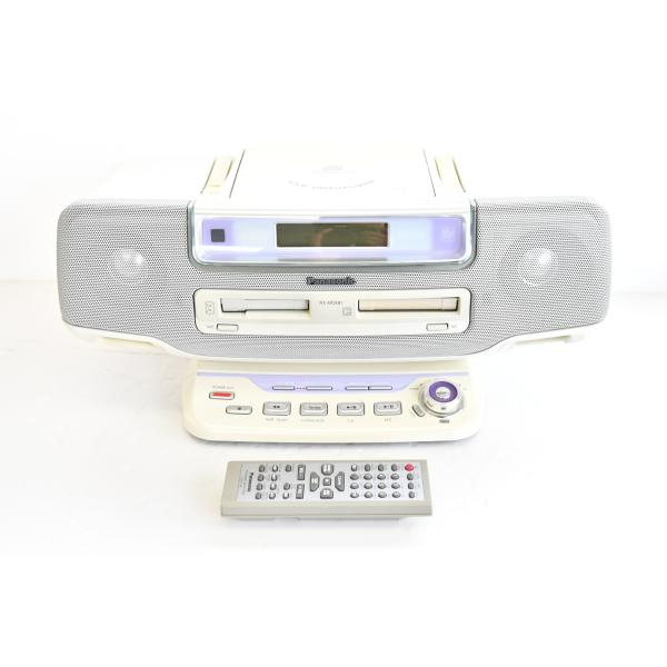 パーソナルＭＤシステム ホワイト Panasonic RX-MDX81-W mdCD カセット【中古...