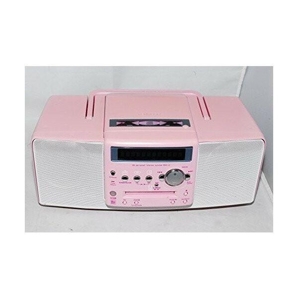 CD・MD・ラジオパーソナルステレオシステム ピンク ケンウッド  MDX-L1-P【中古】