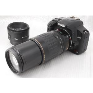 CANON　EOS 20D 一眼レフ⚡️キャノン⚡️初心者⚡️ダブルレンズ　望遠 EOS 20D Canon キヤノン レンズセット : カメラのヒデヨシ - 通販