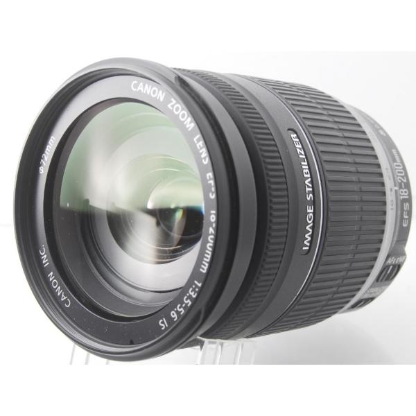 望遠レンズ Canon EF-S 18-200mm F3.5-5.6 IS APS-C対応 一眼レフ...