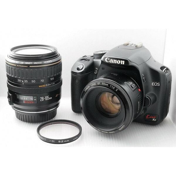 一眼レフカメラ 初心者 中古 一眼レフ Canon デジタル一眼レフカメラ EOS Kiss X2 ...