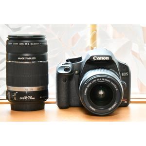 EOS Kiss 中古 美品 Canon X2 レンズセット カメラ 一眼レフ 初心者