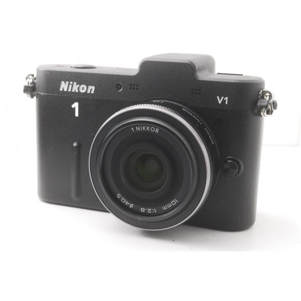 ミラーレス一眼カメラ Nikon V1 薄型レンズキット 整備 センサークリーニング【中古】