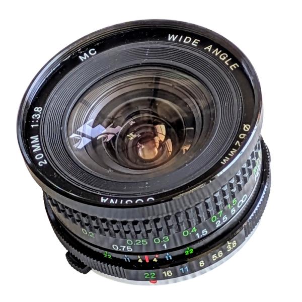 オールドレンズ 一眼レフカメラ 初心者 中古 一眼レフ COSINA MF 20mm F3.8レンズ...