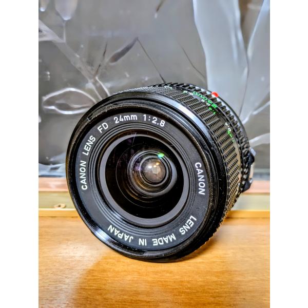オールドレンズ 一眼レフ CANON FD 24mm F2.8 単焦点レンズ【中古】
