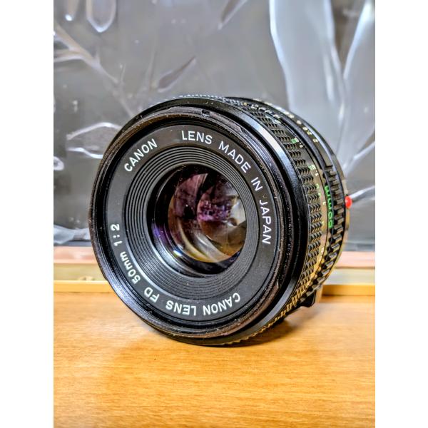 オールドレンズ 一眼レフカメラ 初心者 中古 一眼レフ CANON LENS FD 50mm F2【...