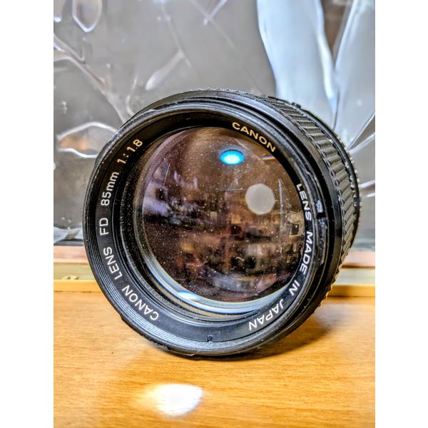 オールドレンズ 一眼レフカメラ 初心者 中古 一眼レフ CANON LENS FD 85mm F1....