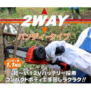 特別サービスパック 軽量 ミニチェーンソー Y...の詳細画像2