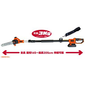 便利なサービス品付 高枝チェーンソー 高枝切り...の詳細画像5
