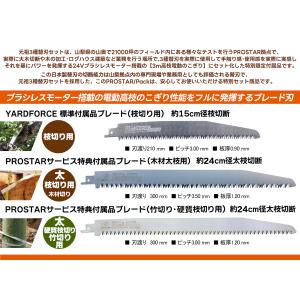 高枝 電動のこぎり 24Vコードレス 3m ブ...の詳細画像5