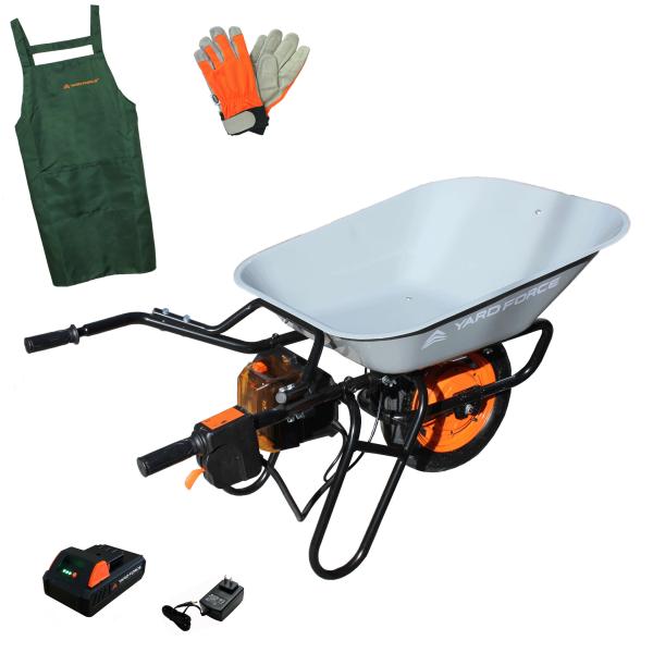 24V 電動アシスト 一輪車 LXCH602-JP 充電式 運搬用 電動 ネコ車 手押し車 運搬台車...